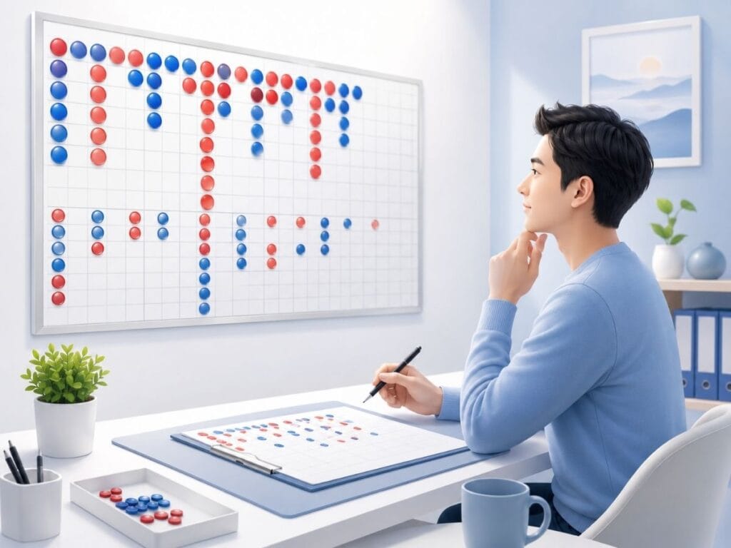 바카라 패턴을 예측이 아닌 기록 정리로 확인하는 모